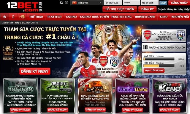 Người chơi cần cung cấp những thông tin cá nhân khi tham gia 12Bet